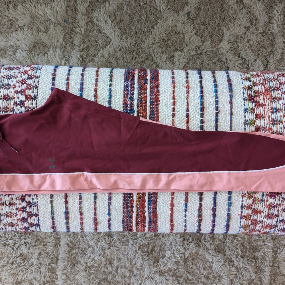 Maroon and Pink Satin Sash